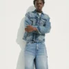 10,5 inç Bol Kesim Denim Marangoz Şortu