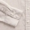 %100 Keten Oversized Gömlek