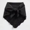 %100 Pamuk Delikli Bandana Atkı