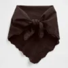 %100 Pamuk Delikli Bandana Atkı