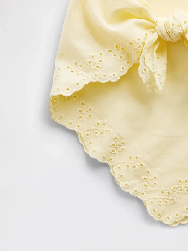 %100 Pamuk Delikli Bandana Atkı