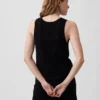 %100 Pamuk Kroşe Tank Top