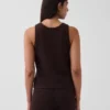 %100 Pamuk Kroşe Tank Top