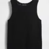 %100 Pamuk Kroşe Tank Top