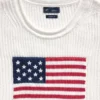 %100 Pamuk Oversized Americana Kısa Kazak