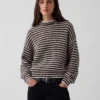%100 Pamuk Oversized Balıkçı Yaka Kazak