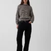 %100 Pamuk Oversized Balıkçı Yaka Kazak