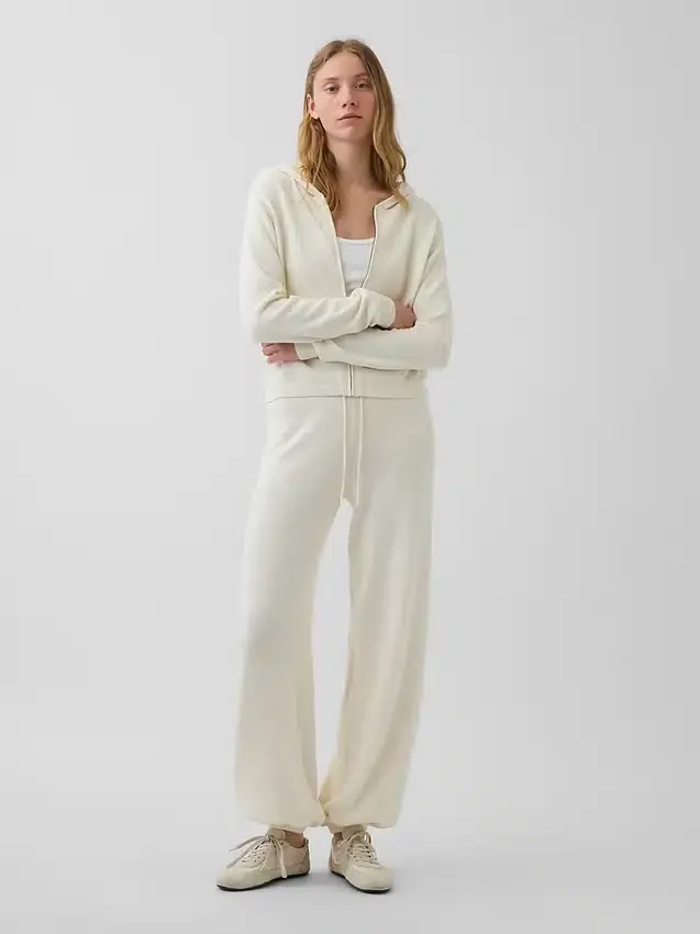 %100 Pamuk Rahat Kazak Jogger Pantolon