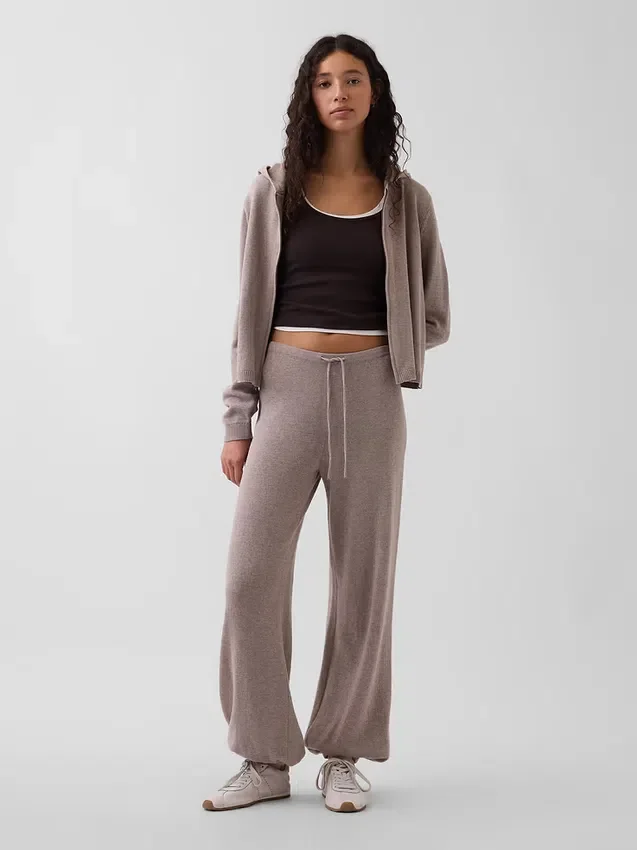 %100 Pamuk Rahat Kazak Jogger Pantolon