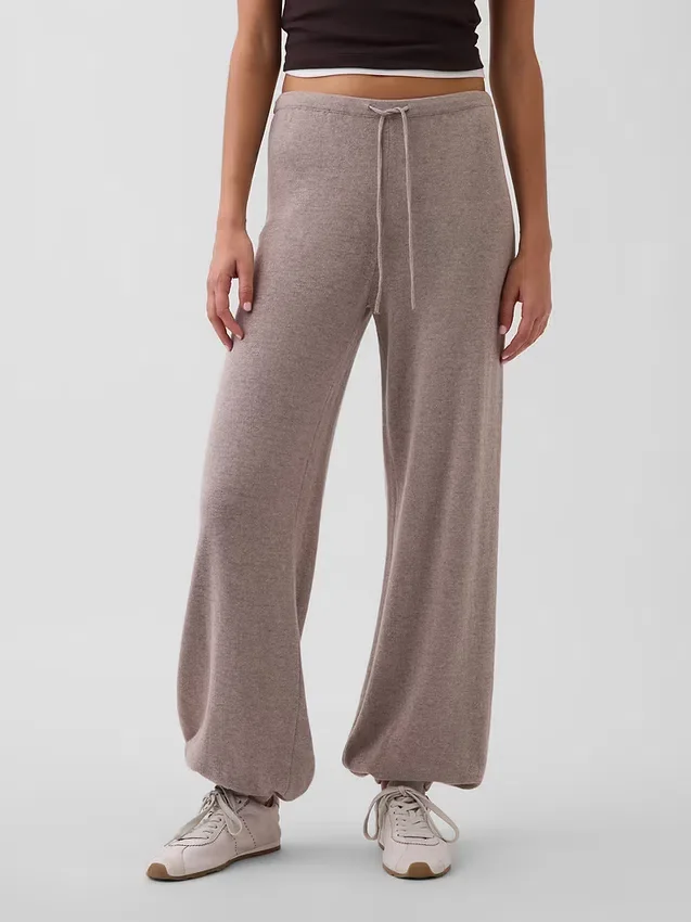 %100 Pamuk Rahat Kazak Jogger Pantolon