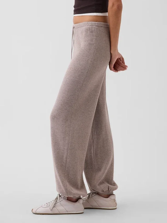 %100 Pamuk Rahat Kazak Jogger Pantolon