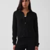 %100 Pamuklu Bol Kesim Fermuarlı Kazak Kapüşonlu Sweatshirt