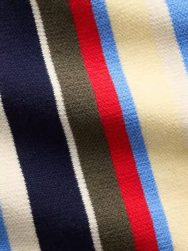 %100 Pamuklu Çizgili Halter Kazak