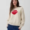 %100 Pamuklu Kiss Raglan Kazak