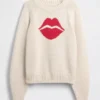 %100 Pamuklu Kiss Raglan Kazak