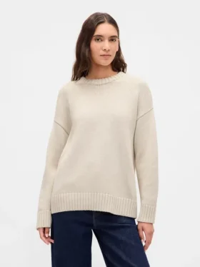 %100 Pamuklu Oversized Kazak