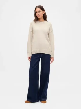 %100 Pamuklu Oversized Kazak