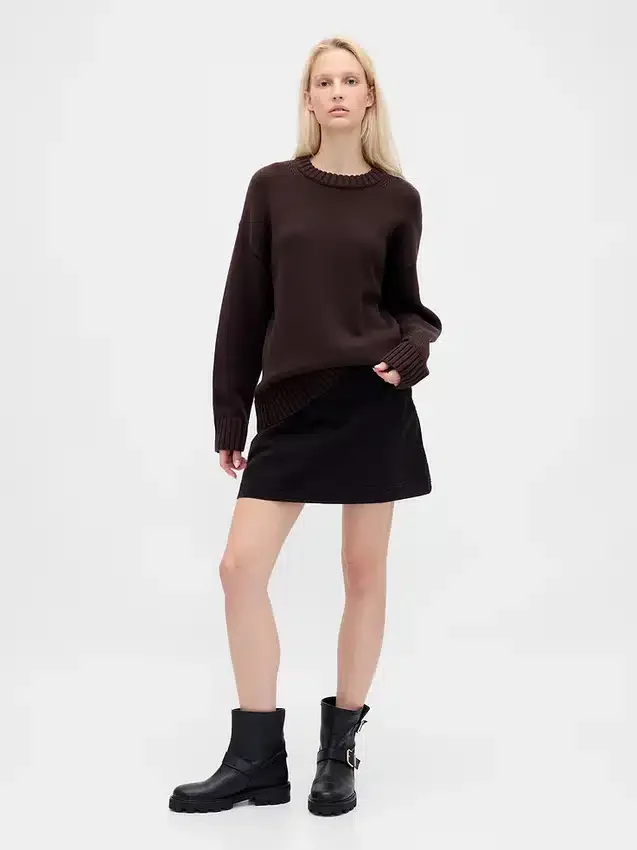 %100 Pamuklu Oversized Kazak