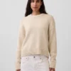 %100 Pamuklu Oversized Kısa Kazak