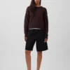 %100 Pamuklu Oversized Kısa Kazak