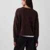 %100 Pamuklu Oversized Kısa Kazak