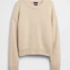%100 Pamuklu Oversized Kısa Kazak