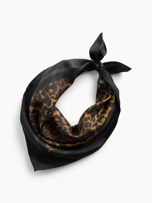 %100 İpek Bandana
