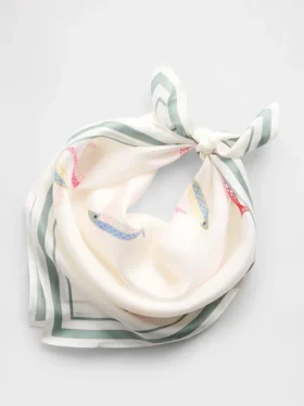 %100 İpek Büyük Boy Bandana