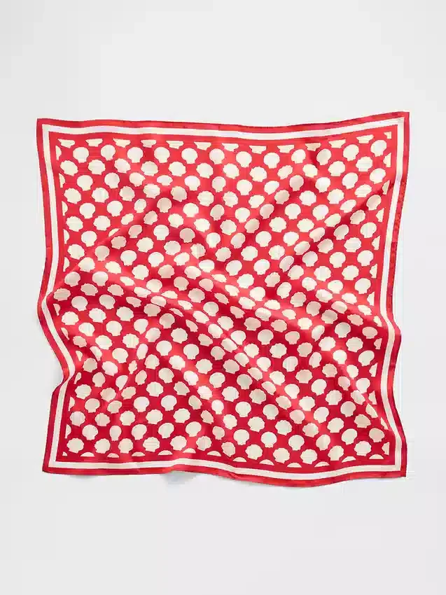 %100 İpek Büyük Boy Bandana