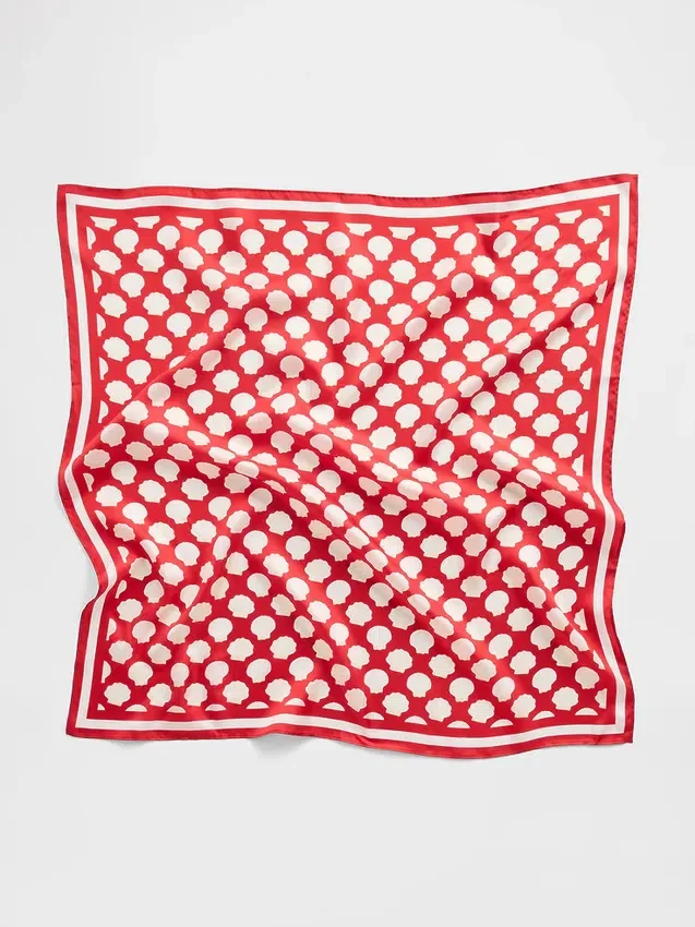 %100 İpek Büyük Boy Bandana