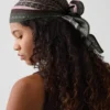 %100 İpek Büyük Boy Üçgen Bandana Atkı