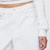 11" Orta Bel Uzun Kesim Denim Şortlar