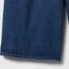 11" Orta Bel Uzun Kesim Denim Şortlar