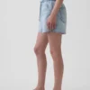3,5 inç Ultra Yumuşak, Düşük Bel, Rahat Denim Şortlar