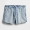 3,5 inç Ultra Yumuşak, Düşük Bel, Rahat Denim Şortlar