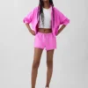 3,5 inç Vintagesoft Havlu Kumaş Rahat Sweat Şortlar