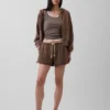 3,5 inç Vintagesoft Havlu Kumaş Rahat Sweat Şortlar