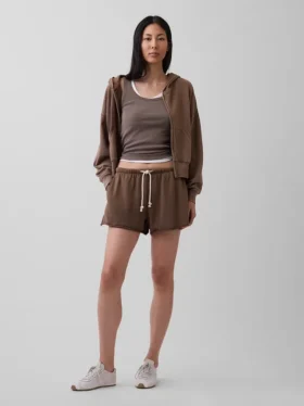 3,5 inç Vintagesoft Havlu Kumaş Rahat Sweat Şortlar