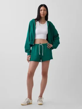 3,5 inç Vintagesoft Havlu Kumaş Rahat Sweat Şortlar