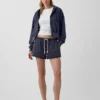 3,5 inç Vintagesoft Havlu Kumaş Rahat Sweat Şortlar