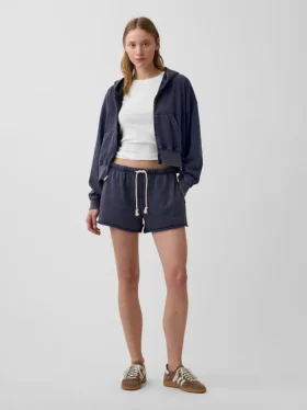 3,5 inç Vintagesoft Havlu Kumaş Rahat Sweat Şortlar