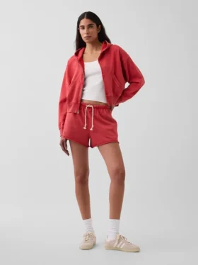 3,5 inç Vintagesoft Havlu Kumaş Rahat Sweat Şortlar