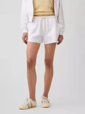 3,5 inç Vintagesoft Havlu Kumaş Rahat Sweat Şortlar