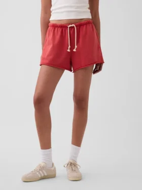 3,5 inç Vintagesoft Havlu Kumaş Rahat Sweat Şortlar
