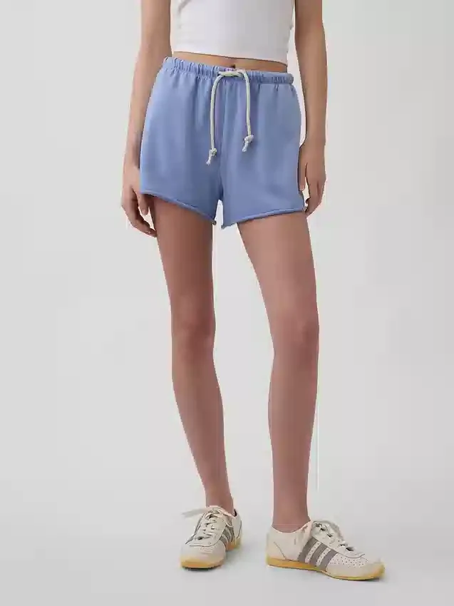 3,5 inç Vintagesoft Havlu Kumaş Rahat Sweat Şortlar