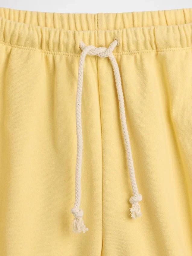 3,5 inç Vintagesoft Havlu Kumaş Rahat Sweat Şortlar