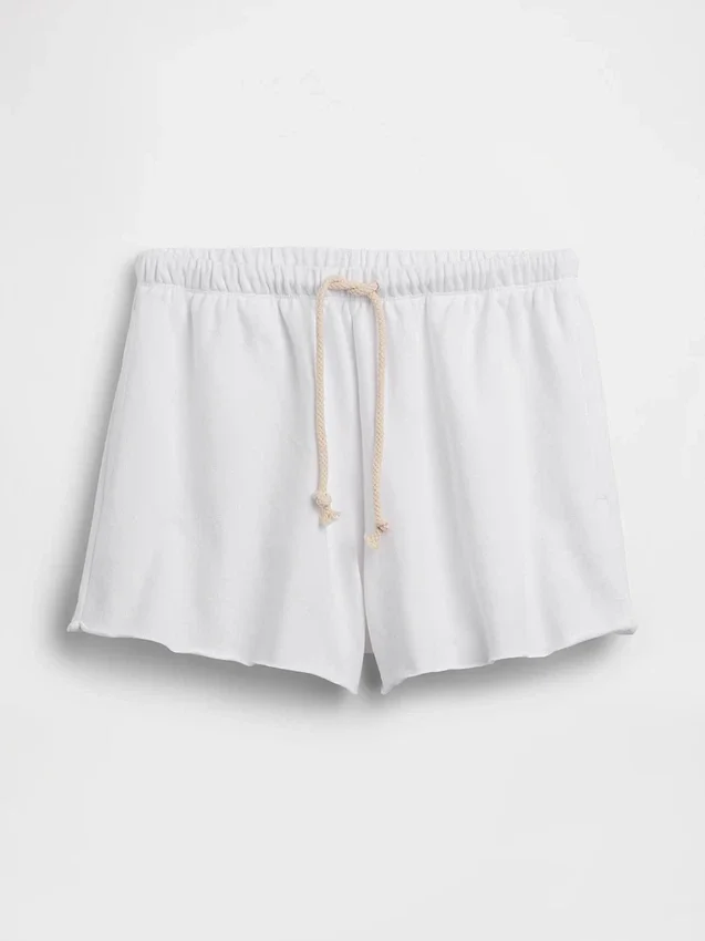3,5 inç Vintagesoft Havlu Kumaş Rahat Sweat Şortlar