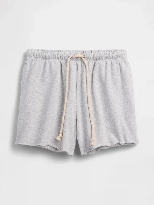 3,5 inç Vintagesoft Havlu Kumaş Rahat Sweat Şortlar