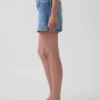 3" Düşük Bel Denim Şortlar