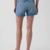 3" Düşük Bel Denim Şortlar